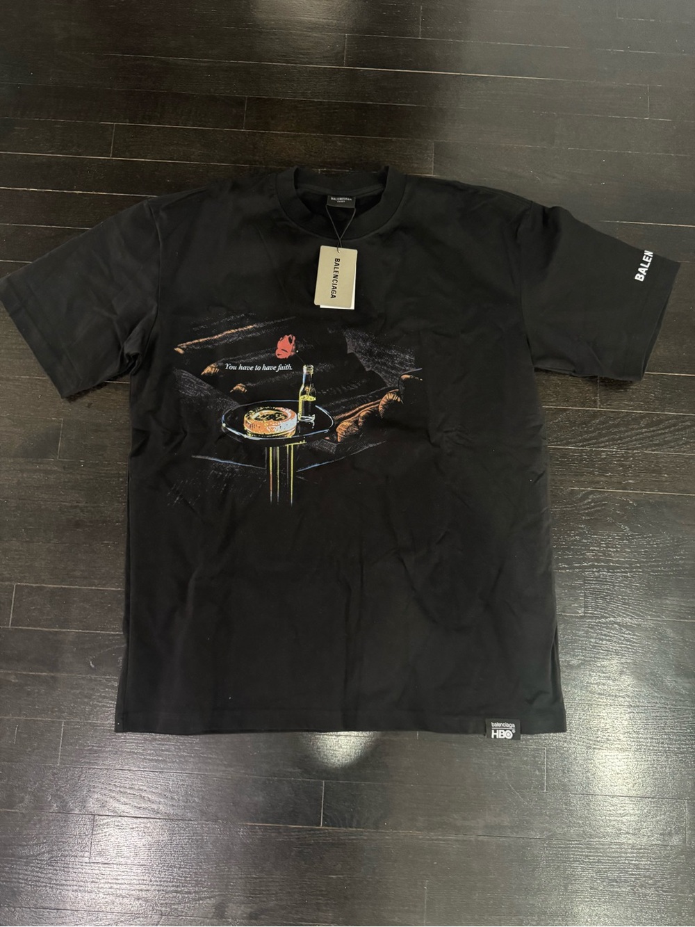 Balenciaga Black Clair Obscur Tee